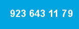 923 643 11 79